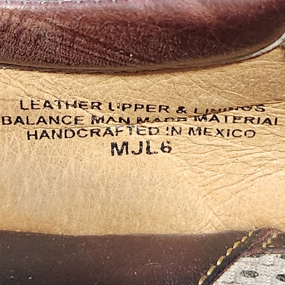 Born Brown Leather Slip On Shoes Loafers W6542 Women's Size 9.5 US  41 EU - Picture 7 of 8